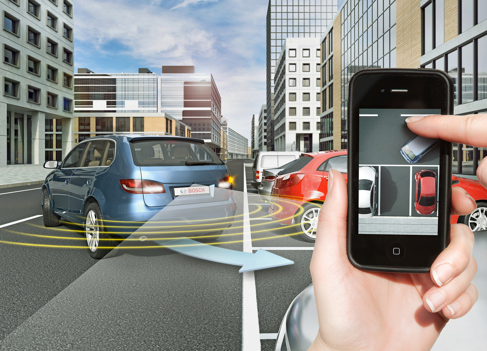 Ferngesteuerter Parkassistent