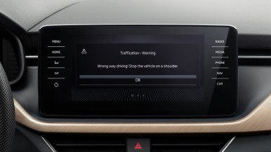 Bosch’s wrong-way driver warning system now a feature in ŠKODA vehicles
