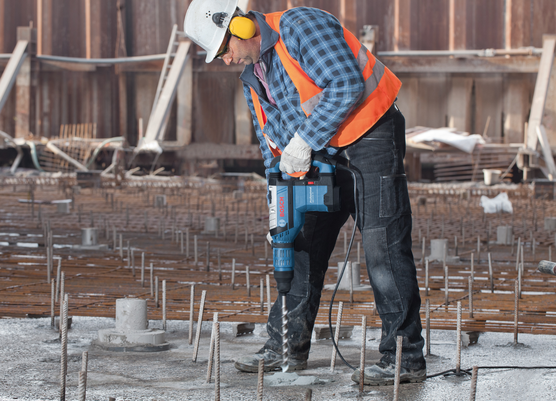 Robust, durable tool:
the GBH 8-45 DV Professional from Bosch